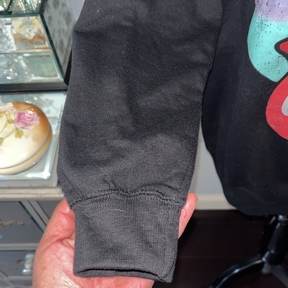 The Rolling Stones Sweater Womens Large Black English Rock & Roll Band Classic - Picture 3 of 5